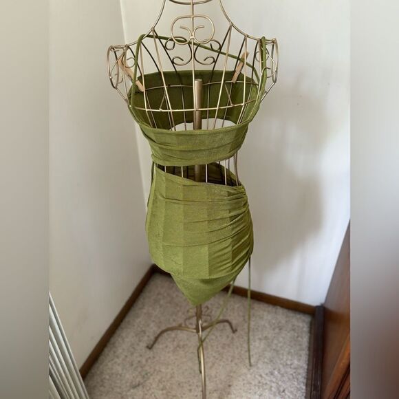 Princess Polly green strappy cutout mini dress size 0 y2k - Picture 6 of 6